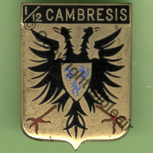 A1016 EC.1.12 CAMBRESIS CAMBRAI  AB.P Bol prison petit Dos lisse Src.Y.GENTY 10Eur09.07 